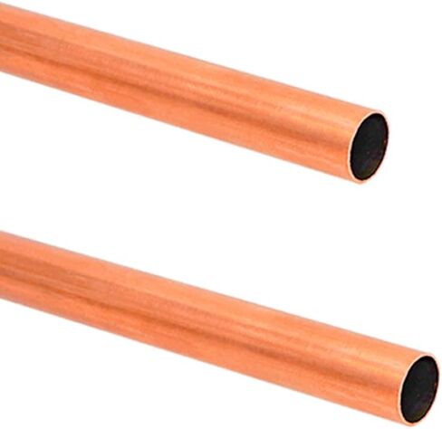 أنبوب نحاسي QuQuyi 3/4" OD × 43/64" ID أنبوب معدني نحاسي دائري غير ملحوم (300 مم)، قطعتان in Kuwait