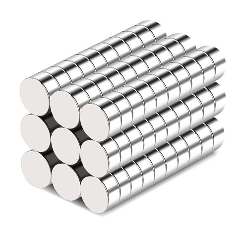 TRYMAG Refrigerator Magnets 70Pcs, 6x3mm Small Round Rare Earth Magnets, Multi-Use Disc Tiny Neodymium Magnets for Fridge, Cylinder Office Magnets for Whiteboard, Crafts,Dry Erase Board, School in Kuwait