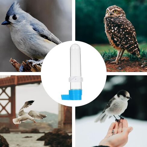 5pcs 120ml Parrot Water Bottle, Plastic Bird Cage Drinking Fountain in Kuwait