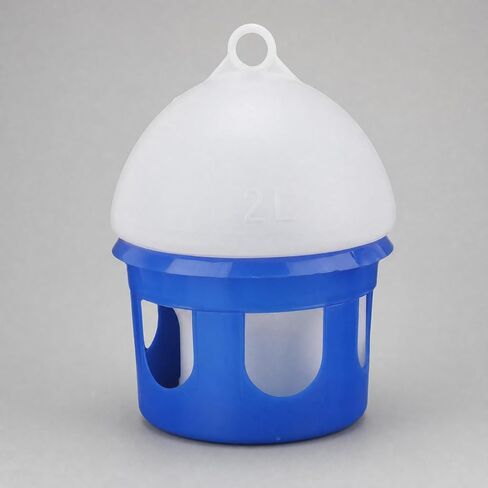 Pigeon Waterer with Hanging Loop Leak-Resistant Hanging Bird Water Dispenser Practical Bird Water Drinker for Aviary Birds Farmers, Aviaries in Kuwait
