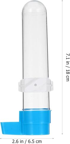 5pcs Parrot Water Fountain Plastic 120ml Bird Cage Drinking Bottle in Kuwait