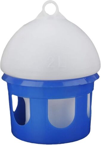 Pigeon Waterer with Hanging Loop Easy to Clean Hanging Bird Water Dispenser Portable Bird Water Drinker for Aviary Birds Farmers, Animal Care in Saudi Arabia