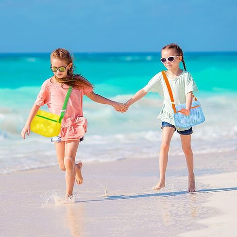 3Pcs Seashell Collecting Bags with Adjustable Shoulder Straps,New in Kuwait