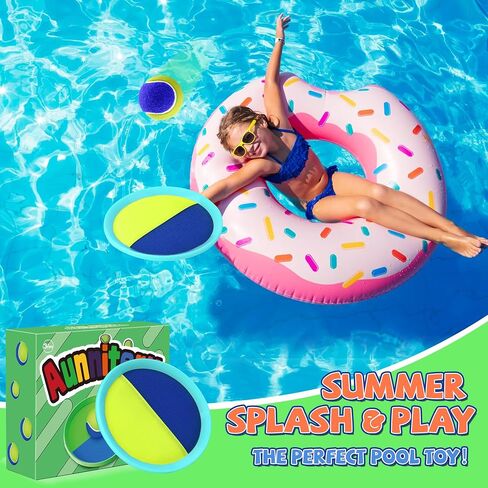 Toss and Catch BallSet, Beach Toys for Kids, Outdoor Toys, Yard Games in Kuwait