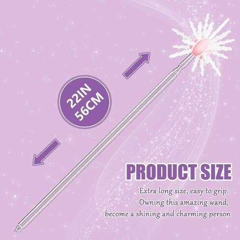 Enchanted Pink Good Witch Wand – Fantasy Magic Staff for Kids & Collectors in Kuwait