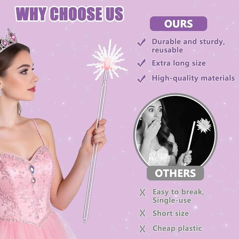 Enchanted Pink Good Witch Wand – Fantasy Magic Staff for Kids & Collectors in Kuwait
