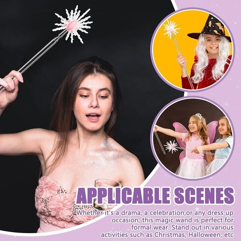 Enchanted Pink Good Witch Wand – Fantasy Magic Staff for Kids & Collectors in Kuwait