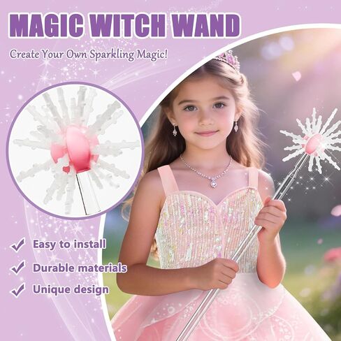 Enchanted Pink Good Witch Wand – Fantasy Magic Staff for Kids & Collectors in Kuwait