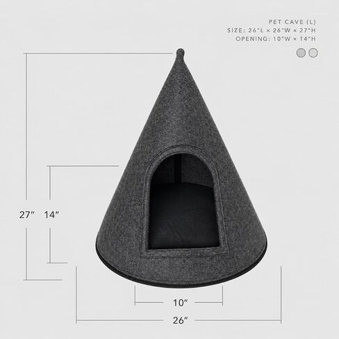 Cat Beds for Indoor Cats & Small Dog, Fluffy Cat Bed (Large) in Kuwait