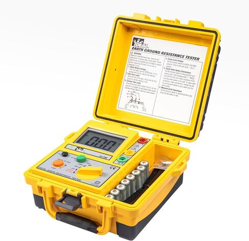 IDEAL INDUSTRIES INC. 61-796 Earth Ground Resistance Tester, 3-Pole, Carrying Case Included,Yellow,Green,Red in Saudi Arabia