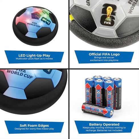 FIFA LED Hover Soccer Ball, Indoor Soccer Toy, Air Cushion, Foam Bumper in Kuwait