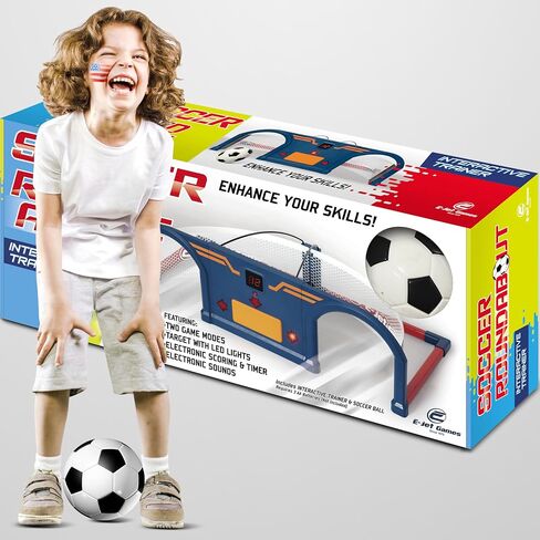 Soccer Trainer, Soccer Exercises Training Set | Improve Agility First Touch Ball Control & Foot-Eye Coordination Hand-Eye in Kuwait