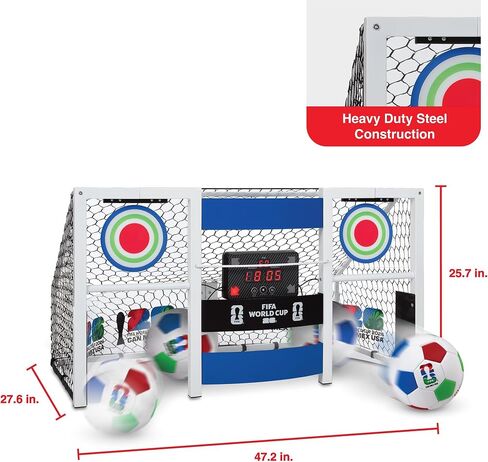 Arcade Soccer Roundabout with Electronic Scoring, Soccer Goals for Kids Aged 6 and Up in Kuwait