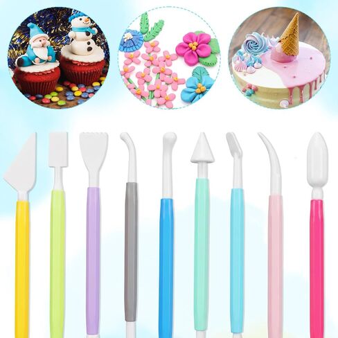 18Pcs Plastic Air Dry Clay Tools Double Ended Clay Modeling Tools Set in Kuwait