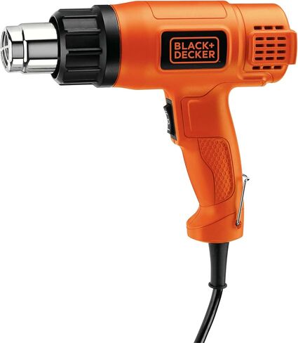 BLACK+DECKER Heat Gun, 1350 Watt, Dual Temperature Settings, Corded (HG1300) in Kuwait