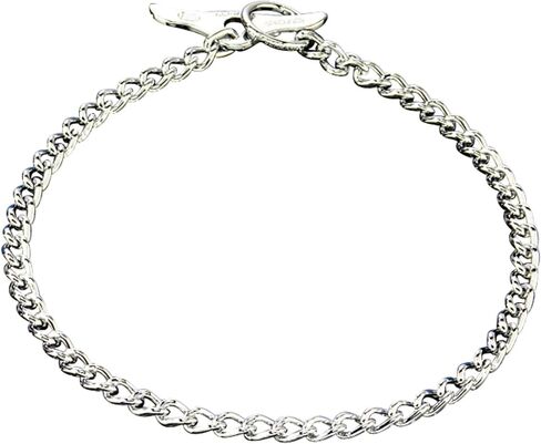 Herm Sprenger Chrome-Plated Steel Choke Dog Training Collar with Toggle-Closure No-Pull Slip Chain for Small Medium Large Dogs for Easy Control Show Chain Collar Made in Germany in Kuwait