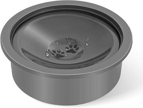 No Spill Water Bowl for Dogs, 30oz Slow Drinking Dog Slobber Stopper, Non Spilling Messy Splash or Drip in Kuwait