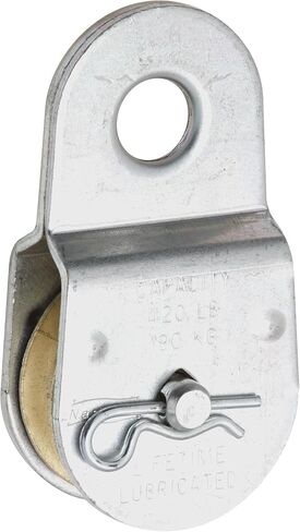 National Hardware N195-800 3213BC Fixed Single Pulley in Zinc plated,1-1/2" in Kuwait