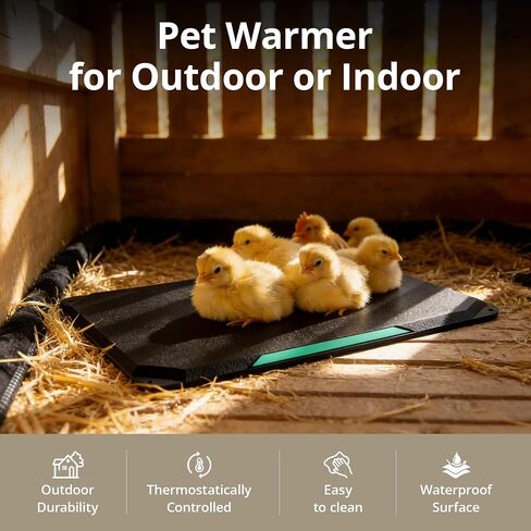Outdoor Cat Heating Pad, Waterproof Housing, 16.5" x 11.8", 35W in Kuwait