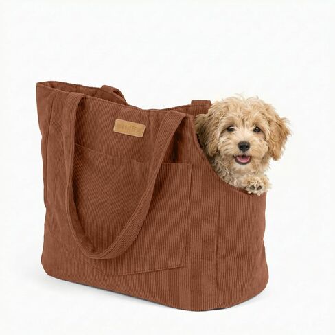 Everyday Cozy Carry Dog Tote for Small Dogs up to 13 lbs, Brown in Kuwait