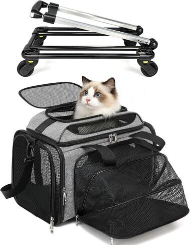 Airline Approved Cat Carrier for Small Dogs – Soft-Sided Travel Pet Carrier in Kuwait