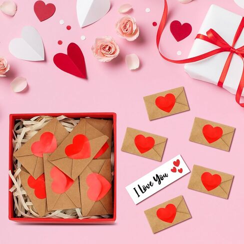 80 Sets Mini Love Notes with Blank Note Cards Mini Envelopes in Kuwait
