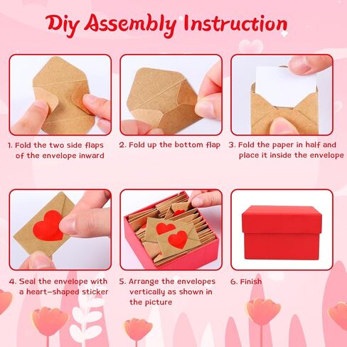 80 Sets Mini Love Notes with Blank Note Cards Mini Envelopes in Kuwait