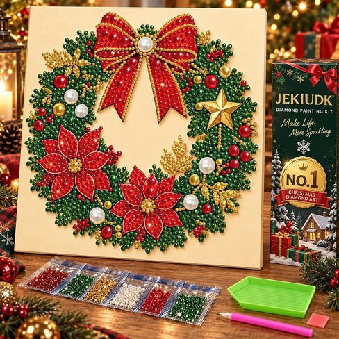 Diamond Art Kits for Adults Pearl Halloween Decorations Wall Decor Crafts Painting Fall Mosaic 3D Small Gem Gifts DIY Indoor Room Canvas Framed Ghost Bead Horror Teens Spooky Gothic Beginner Jewel in Kuwait