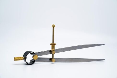 Precision Spring Divider Caliper Rapid Adjust Compass-Flat Leg (6"/150mm) in Kuwait