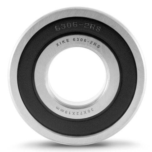 XiKe 2 Pcs 6306-2RS Double Rubber Seal Bearings 30x72x19mm, Pre-Lubricated and Stable Performance and Cost Effective, Deep Groove Ball Bearings. in Kuwait