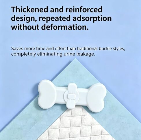 2 Pack Potty Training Pad Magnetic Holder Compatible for Leg-Lifting with Strong Adhesive and Magnets for Any Size Puppy Pads Indoor Dogs House Wall in Kuwait