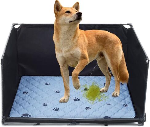 Dog Pee Pad Holder Tray with Washable Pee Pad - 34.64"x28.34"x17.72" in Saudi Arabia