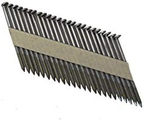 Grip Rite Prime Guard GRP10RHGH1 30 Degree Paper Tape Offset Round Head Exterior Galvanized Collated Framing Nails, 3" x 0.120" in Kuwait