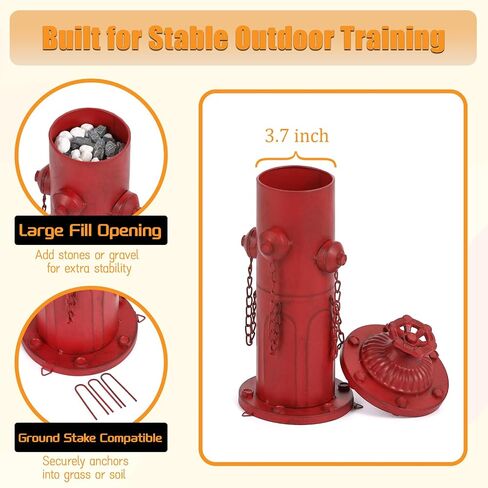 Fire Hydrant for Dogs to Pee On 13.5" Metal in Kuwait