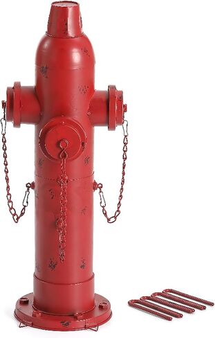 24" H Fire Hydrant for Dogs to Pee On, M to L Dog Metal Fire Hydrant Pee Post in Kuwait