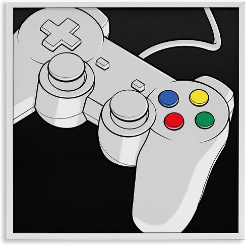Stupell Industries Video Gaming Controller Framed Wall Art, Design by Marcus Prime in Saudi Arabia