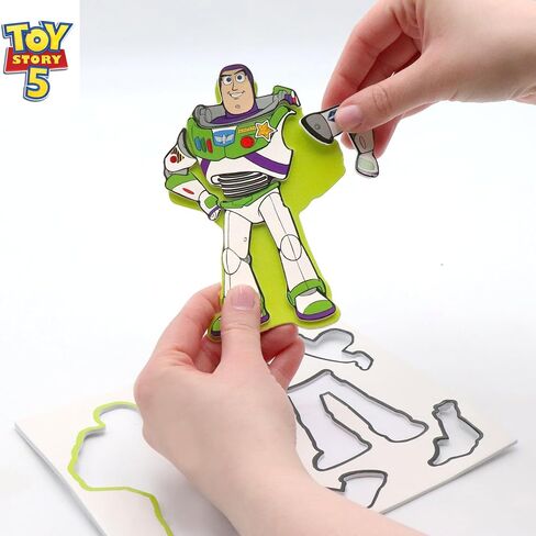 Tara Toys Disney Pixar Toy Story 5 Creativity Set – Art Activity Kit with 30+ Pieces - MYO Forky & Karen, Doodle Board & More – Fun Travel Set for Kids, Party Favor & Gift for Ages 3+ in Kuwait