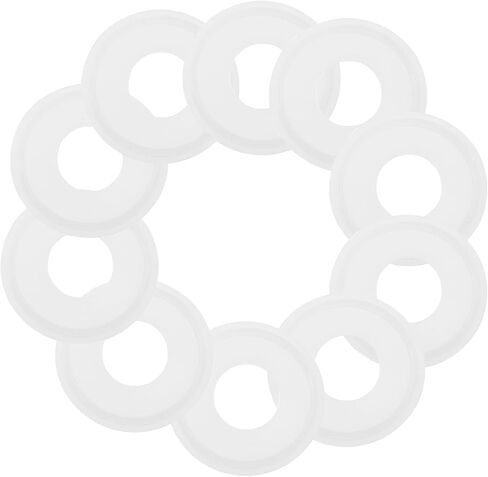 LifCratms 10Pcs 2" Tri Clamp Gasket, Sanitary Standard Silicone Tri-Clover O-Ring Fits OD 64mm Sanitary Pipe Weld Ferrule in Kuwait