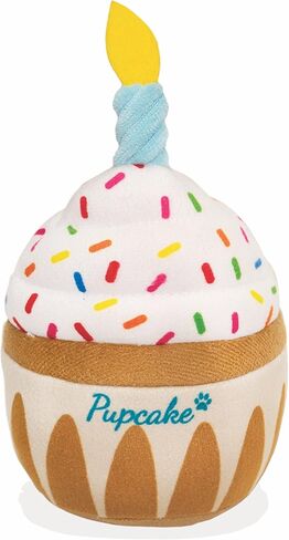 Dog Birthday Toy - Pup Cake Puppy Cupcake Plush Squeak and Crinkle Gift in Kuwait