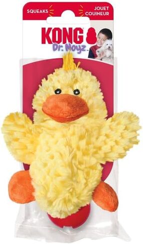 KONG Low Stuffing with Squeaker Dog Toy, X-Small, 3 Animals, Bear, Duck, Frog in Kuwait
