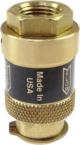 Coilhose Pneumatics BLSV04F04M Lockout Slide Valve, 1/4-Inch FPT In-Port, 1/4-Inch NPT Male Out-Port in Kuwait