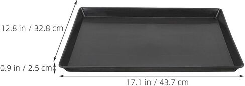 Dog Crate Tray Replacement, ABS Plastic Bird Cage Bottom Pan Black in Kuwait