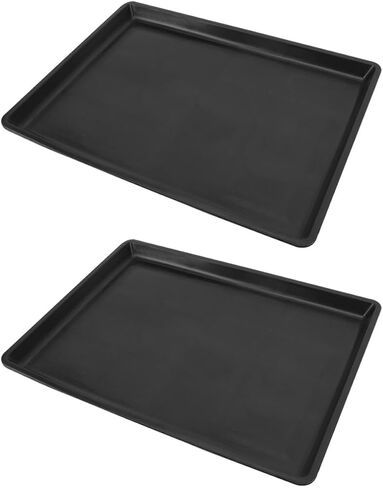 2pcs Black PET Cage Poop Pan PP Replacement Tray in Kuwait