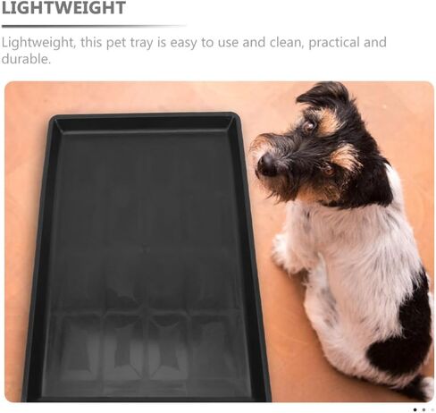 2pcs PET Cage Replacement Pan, Black PP Floor Protector in Kuwait