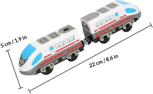Alloy Model Train with Fine Carved Design and Fine Workmanship, Battery Operated Electric Train for Decoration and Collection, White Color, in Kuwait