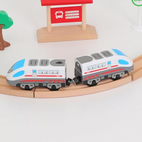 Alloy Model Train with Fine Carved Design and Fine Workmanship, Battery Operated Electric Train for Decoration and Collection, White Color, in Kuwait