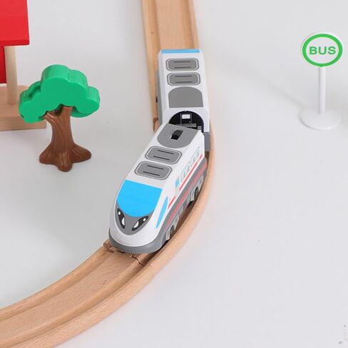 Alloy Model Train with Fine Carved Design and Fine Workmanship, Battery Operated Electric Train for Decoration and Collection, White Color, in Kuwait