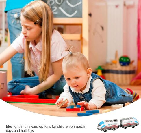 Alloy Model Train with Fine Carved Design and Fine Workmanship, Battery Operated Electric Train for Decoration and Collection, White Color, in Kuwait