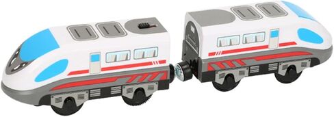 Alloy Electric Model Train Set, White Locomotive Toy, Battery Operated in Kuwait