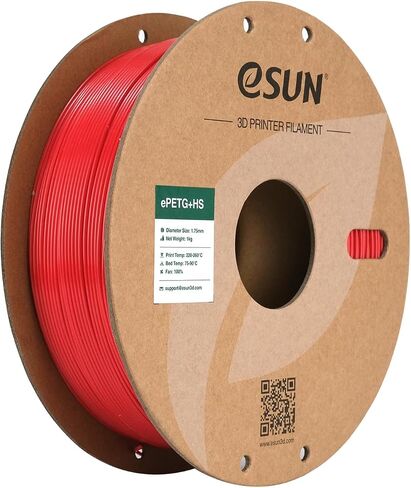 eSUN PETG Filament 1.75mm, 3D Printer Filament PETG, Dimensional Accuracy +/- 0.05mm, 1KG Spool (2.2 LBS) 3D Printing Filament for 3D Printers, Solid Black in Kuwait